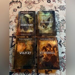 Amelia Atwater-Rhodes Hardcover Book Set of 4.